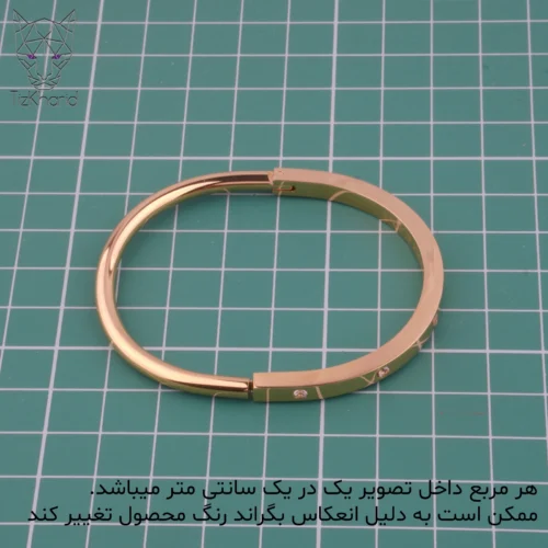 دستبند مینیمال هارد لاک نگین دار تیفانی