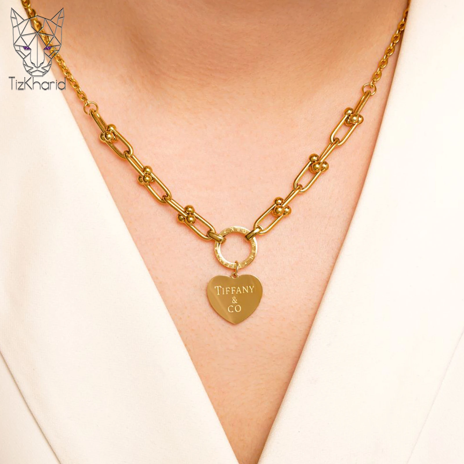 Tiffany Plated Steel Necklace