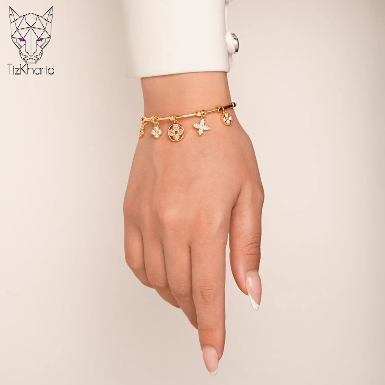 Pandora ysx gold bangle bracelet