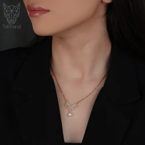 گردنبند استیل طرح فرشته