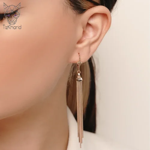 گوشواره آویز دار ژوپینگ