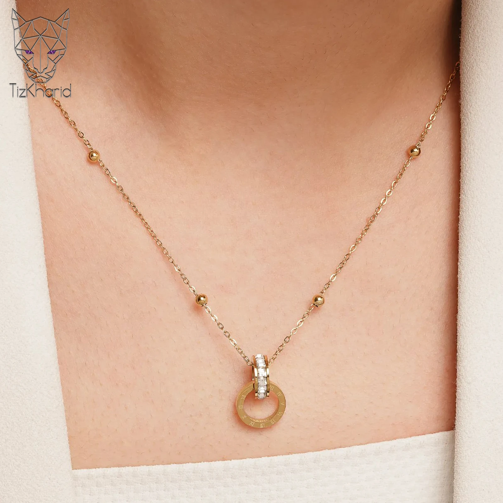 gold necklace bulgari steel