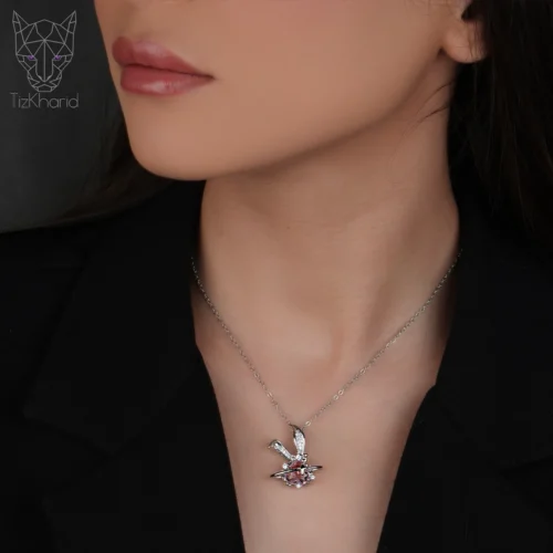 گردنبند خرگوش الماسی