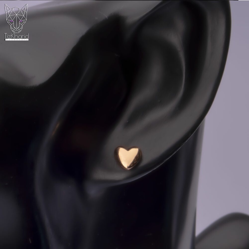 گوشواره قلب استیل ژوپینگ