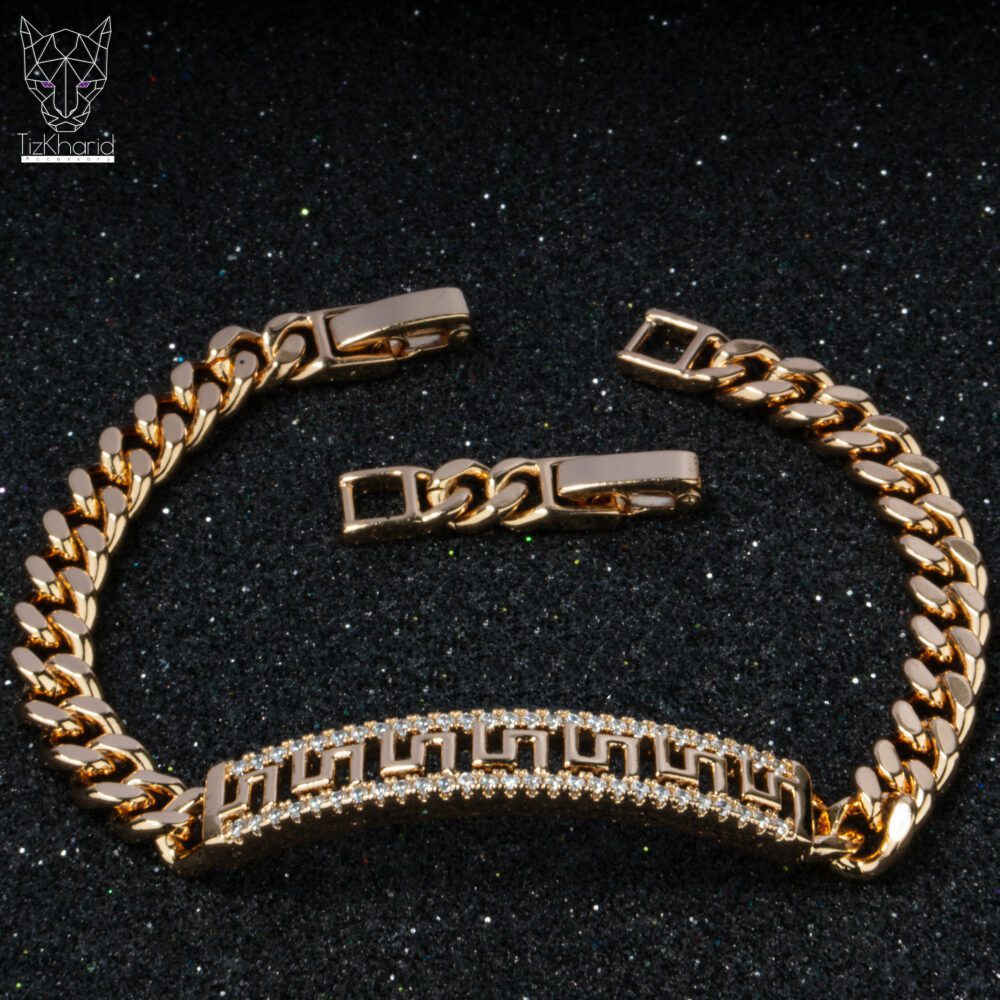 دستبند ورساچ ژوپینگ رنگ طلایی